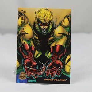 Vintage 1994 Fleer XMen Sabretooth #115 Collectible Card
